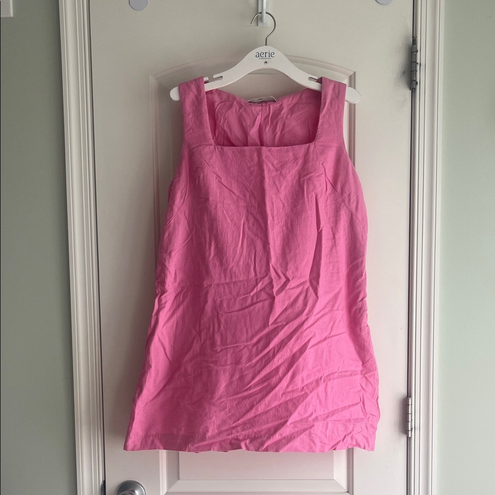 Abercrombie & Fitch Bright Pink Sleeveless Dress